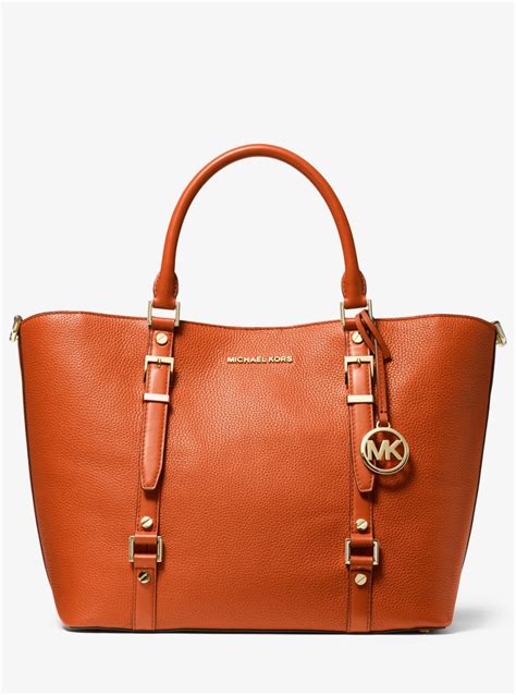 041004 michael kors|michael kors leather tote.